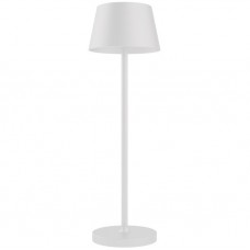 Επαναφορτιζόμενο Πορτατίφ LED 3W 110lm Θερμού φωτισμού Μεταλλικό Touch Dimmer 955SONIA1TL/WH